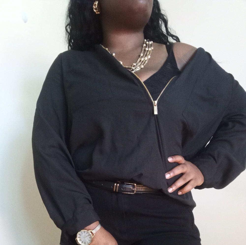 Black Calvin Klein Blouse